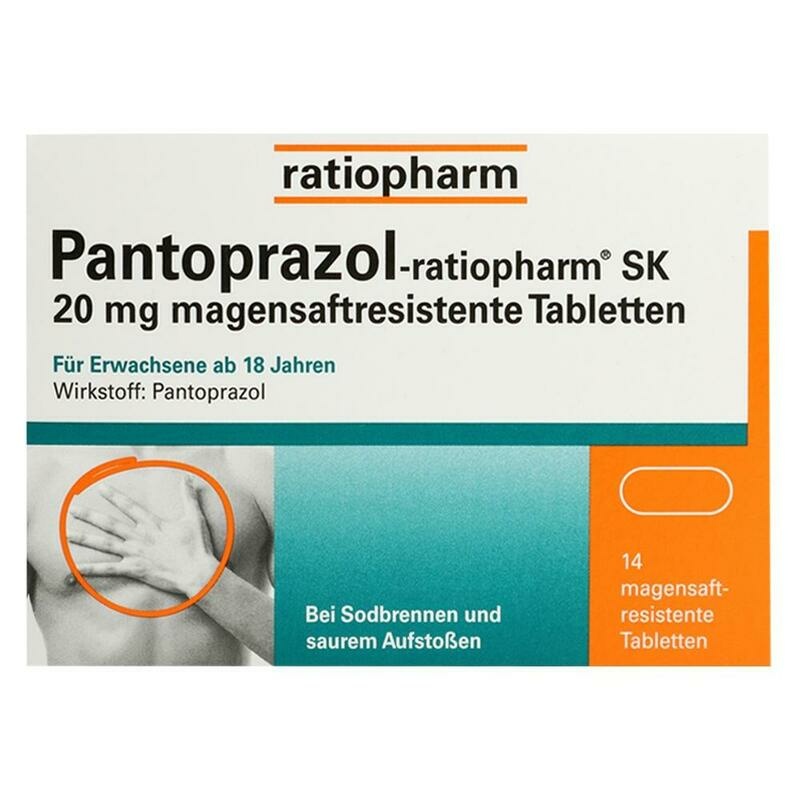 PANTOPRAZOL-ratiopharm SK 20 mg magensaftres.Tabl.