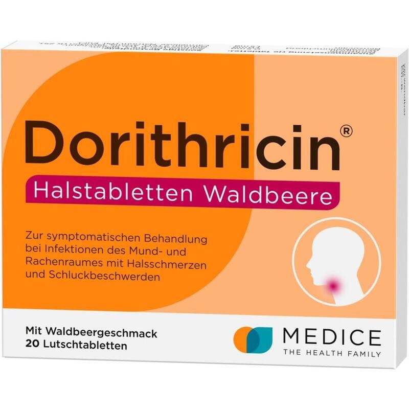DORITHRICIN Halstabletten Waldbeere